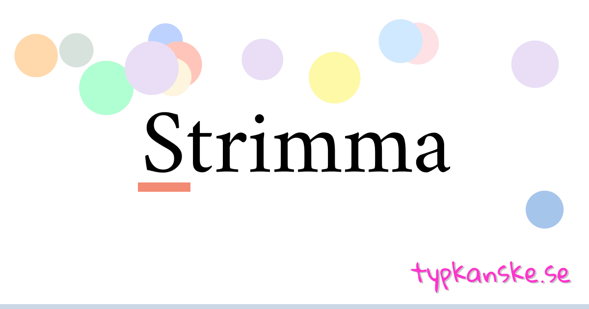 Strimma synonymer korsord betyder förklaring och användning