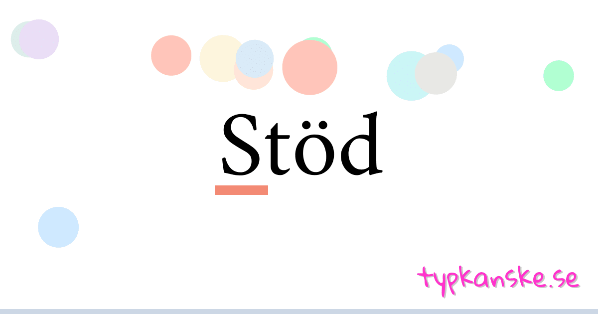 Stöd synonymer korsord betyder förklaring och användning