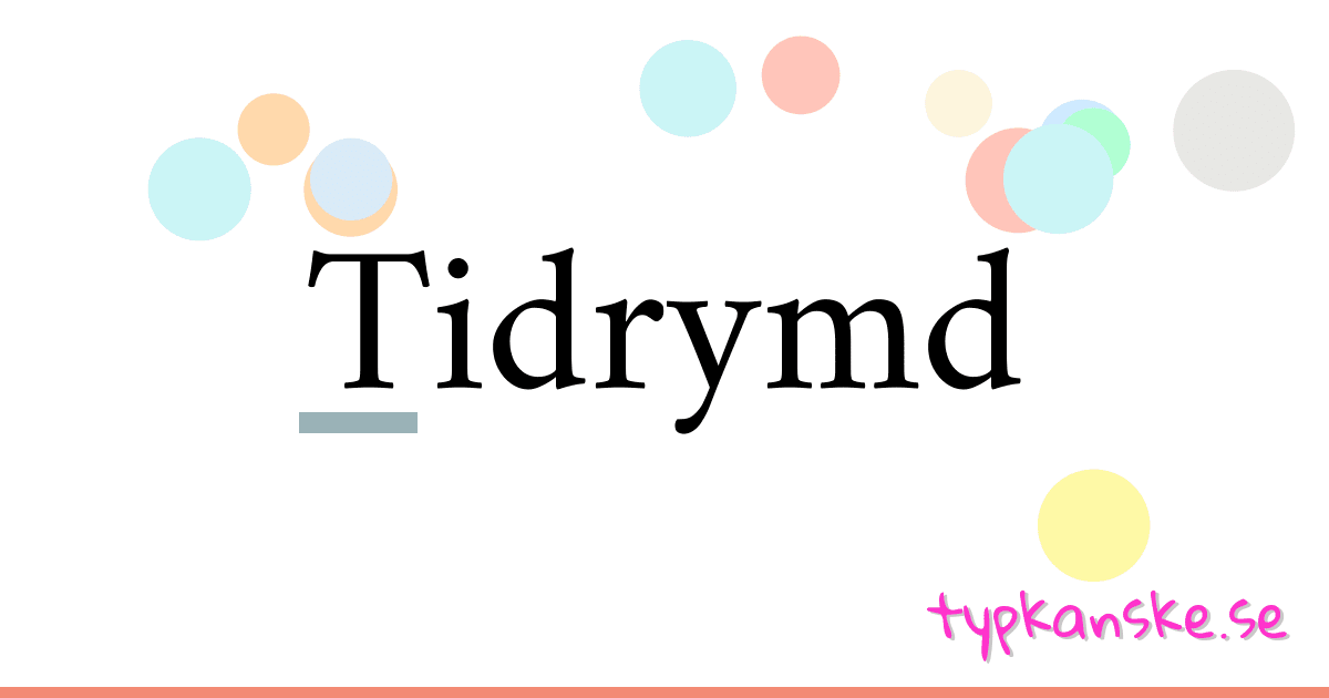 Tidrymd synonymer korsord betyder förklaring och användning