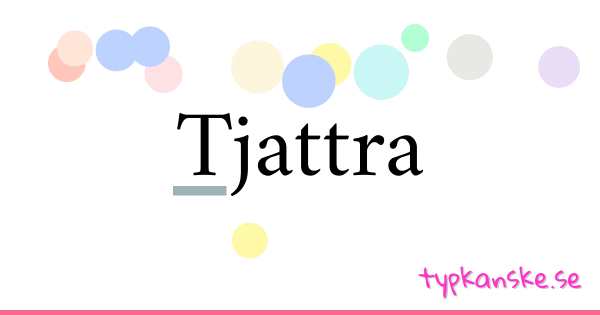 Tjattra synonymer korsord betyder förklaring och användning